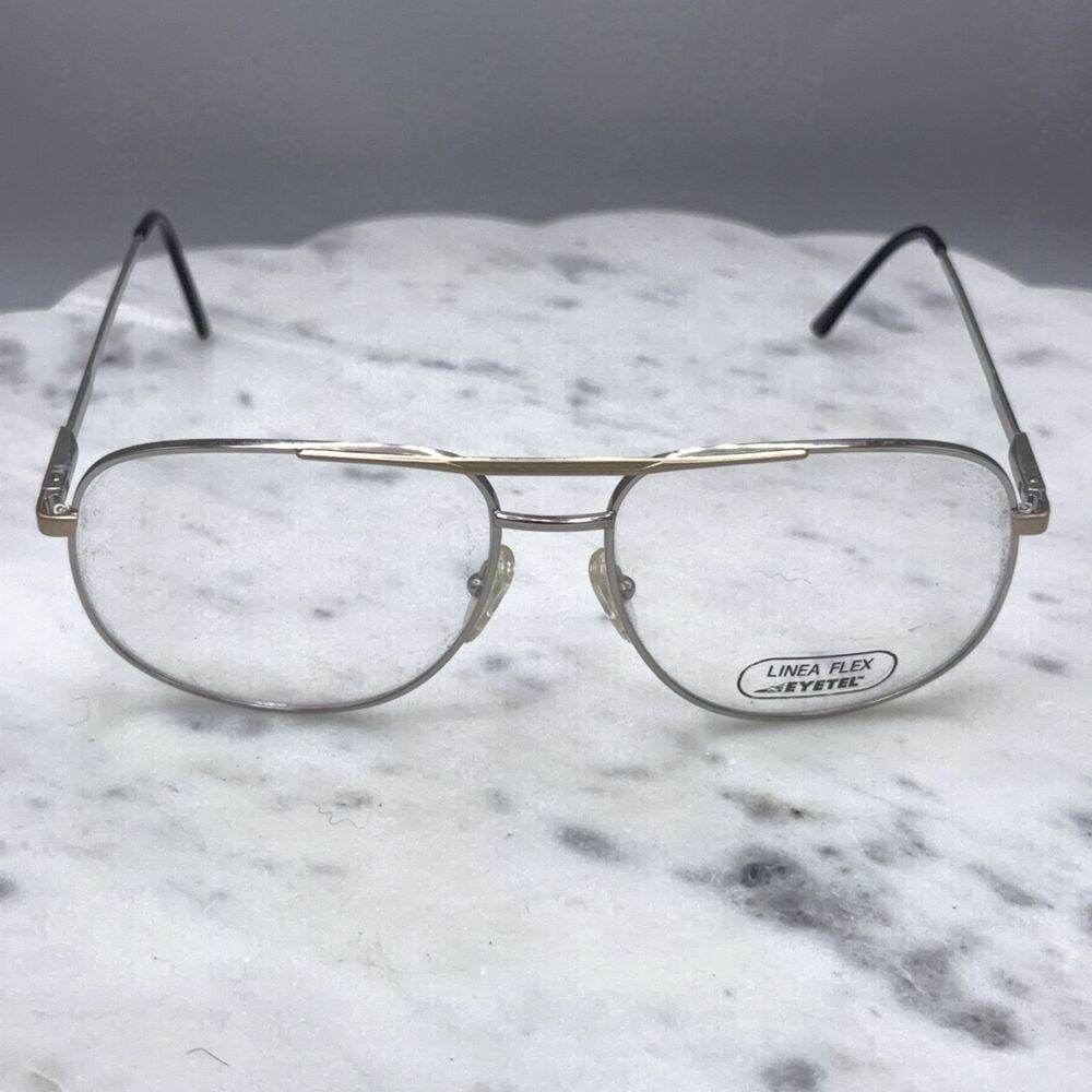 Vintage Eyetel Baron Linea Flex Col 122 Eyeglasses Frames Only 59-16-145 Italy